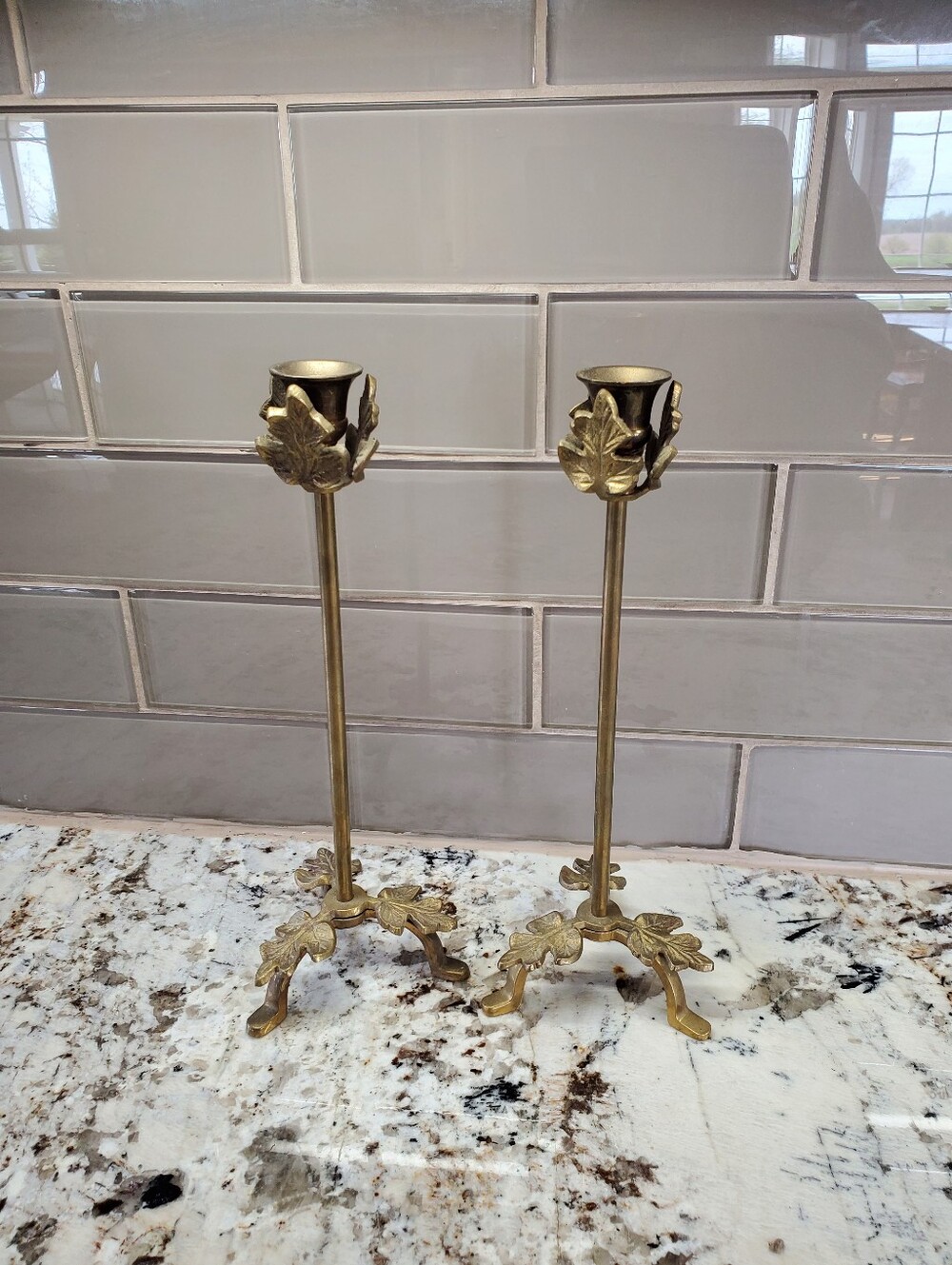 Brass Candlestick Holders